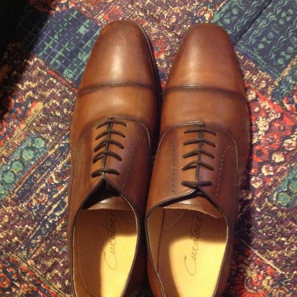 Curatore Men\'s Cesco Brown leather Oxford Dress Shoes - 11 - New Without Box main image 7